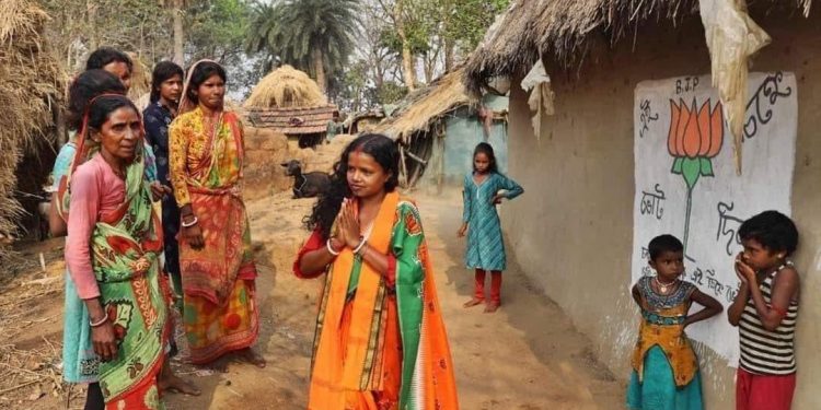 भाजपाचा अंत्योदयः मजुराची बायको बनली आमदार