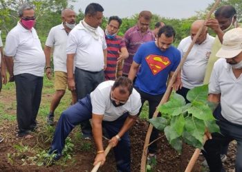 जागतिक पर्यावरण दिनानिमित्त तळजाई टेकडीवर वृक्षारोपण