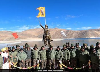 भारत – चीन सीमेवर छत्रपती शिवाजी महाराजांचा अश्वारूढ पुतळा उभारला!