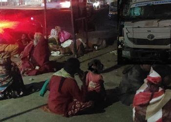 उपाशीपोटी झोपलेल्या चिमुकल्यांना डंपरने चिरडले!