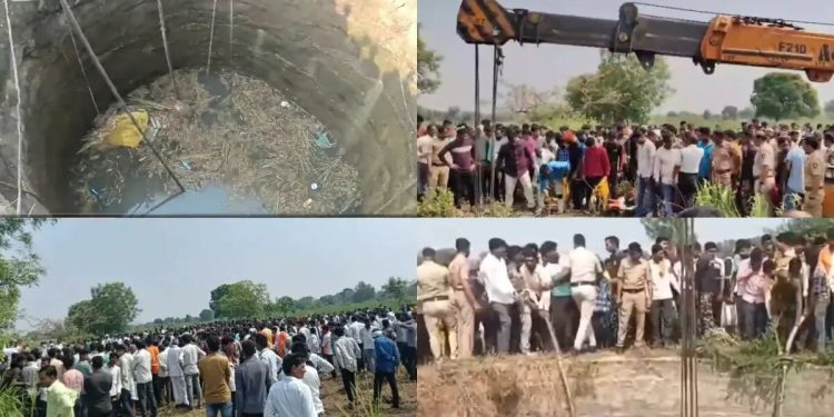 नांदेडमध्ये महिला मजुरांना घेऊन जाणारा ट्रॅक्टर कोसळला विहिरीत!