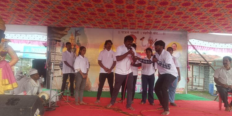 संत तुकाराम महाराज पालखी दरम्यान मदत व पुनर्वसन विभागातर्फे जनजागृतीसाठी उल्लेखनीय उपक्रम!