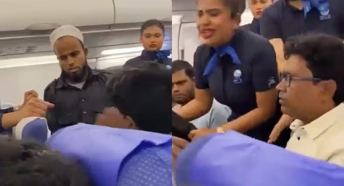 इंडिगो विमानात एका पीडित व्यक्तीस सहप्रवाशाने कानशिलात लगावली!