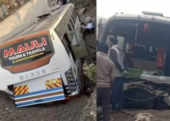 नाशिकहून कोकण सहलीला गेलेल्या विद्यार्थ्यांच्या बसचा साताऱ्यात अपघात!